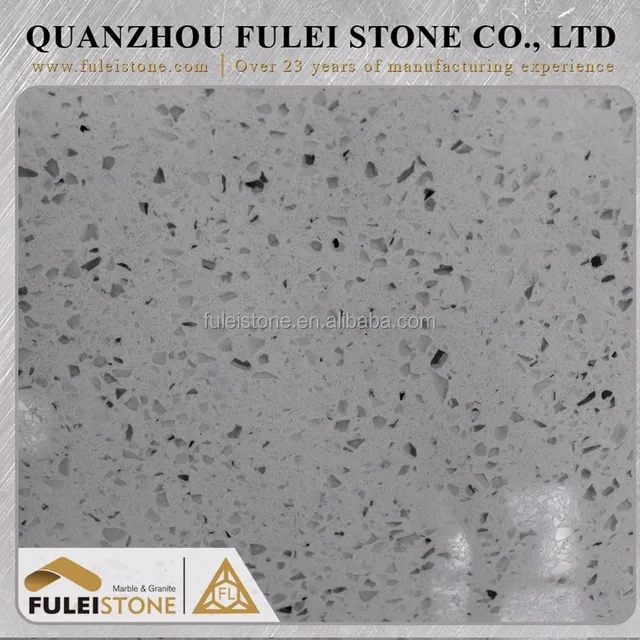 hot sales artificial sparkle white galaxy star quartz stone