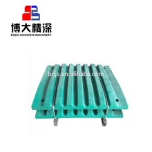 China OEM factory jaw crusher spare parts jaw plate used for metso C150 crusher