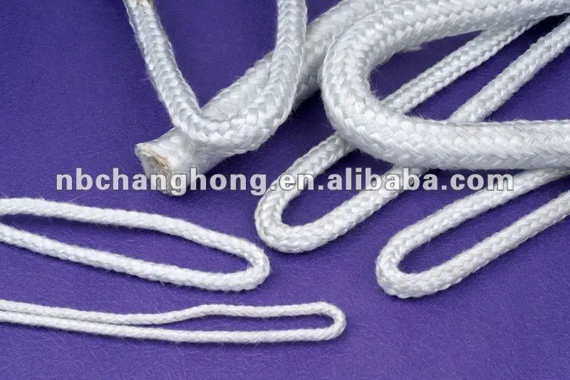 texturized fiberglass wick braided mesh Rope