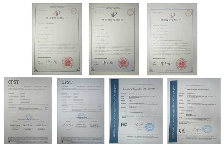 Patent and certification2