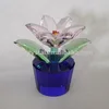 Small crystal gift craft flower with pretty appearance in china