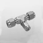 Equal Threaded Pipe Thread Reducer China Supplier Stainless Steel Threaded Twin Ferrule 3 Way Standard Pipe Reducing Union Tee For Gas And Oil