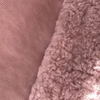 Imitation mink faux fur coat fabric lambs wool fake sheep fur