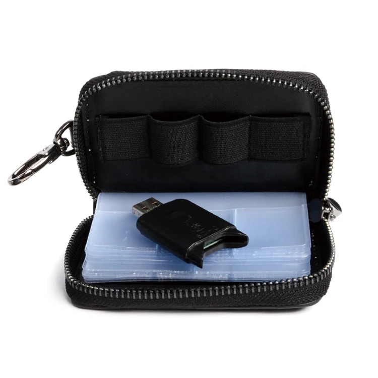 Zipper Memory Card Case