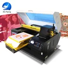 Customized A3 size t-shirt digital flatbed printer direct to garment printing machine factory price in big promotion