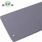 vacuum thermoforming Gray pvc leather stocklot