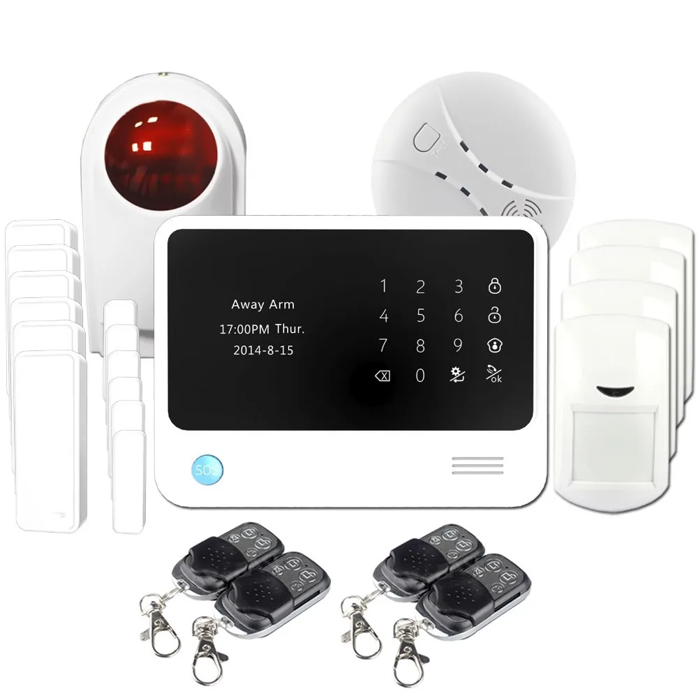 Mobile Phone App Control G90b Gsm Wifi Wireless Home Security System 