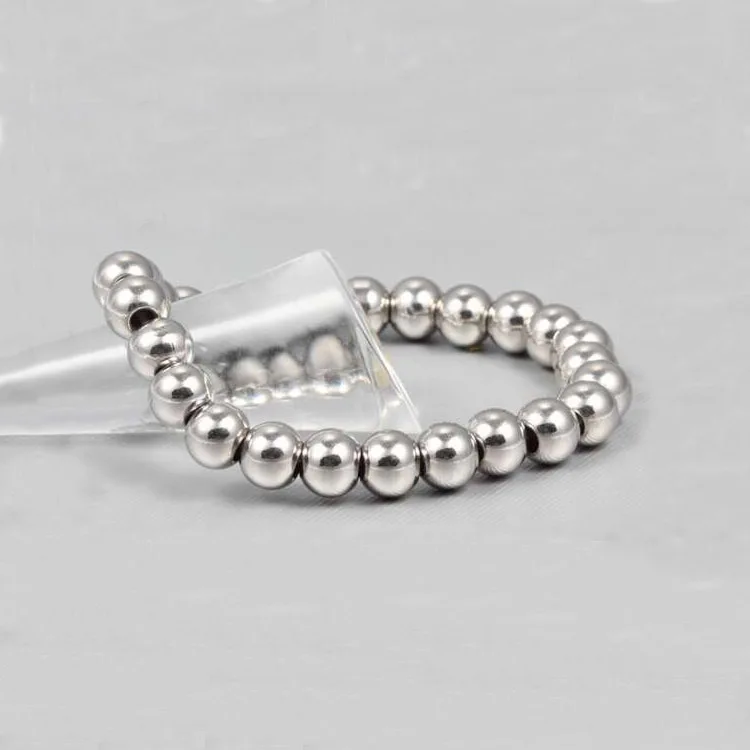 Top Selling Jh Jewelry Bead Bracelet, 316L Stainless Steel Bead Bracelet