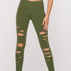 tights woman broken yoga leggings OEM compression for yoga wear