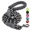 5 FT Strong Dog Leash with Comfortable Padded Handle and Highly Reflective Threads for Medium and Large Dogs