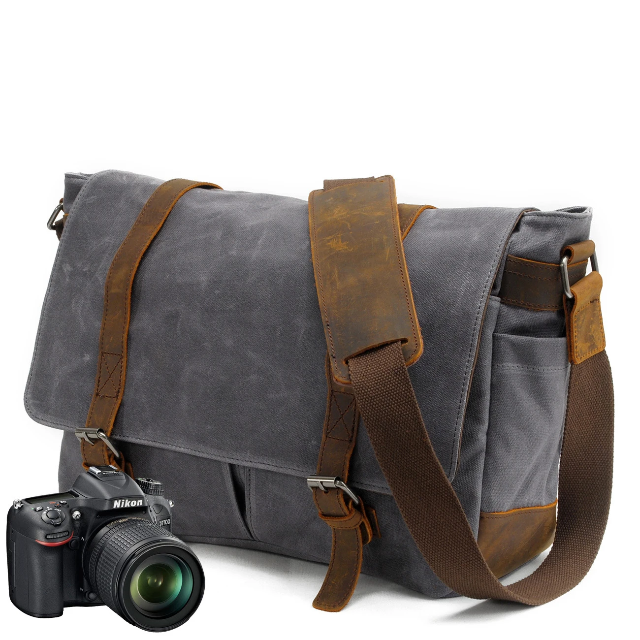 F 16930ND New Arrival Large Shoulder Laptop Bags Waterproof Waxed Canvas Camera Bags, Khaki, black,army green, dark grey,light khaki
F 16930ND New Arrival Large Shoulder Laptop Bags Waterproof Waxed Canvas Camera Bags, Khaki, black,army green, dark grey,light khaki