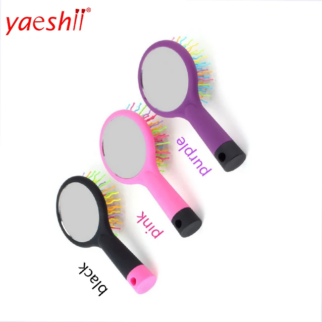 yaeshii Rainbow Volume Anti-static Curl Straight Comb Brush+Mirror Hair Styling Tools 1x, Customized color
yaeshii Rainbow Volume Anti-static Curl Straight Comb Brush+Mirror Hair Styling Tools 1x, Customized color