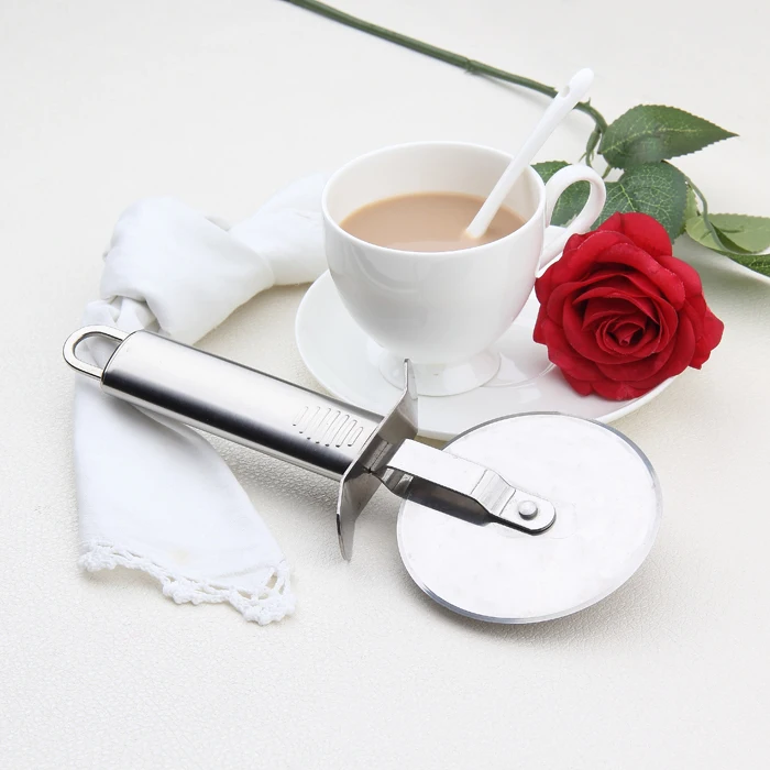 Manmade Stainless Steel Pizza Cutter Handle