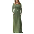 Dress Cotton Casual Dresses Women 2019 Fashion A-Line Casual Women Long Sleeve Dress Printed Cotton Summer For Ladies