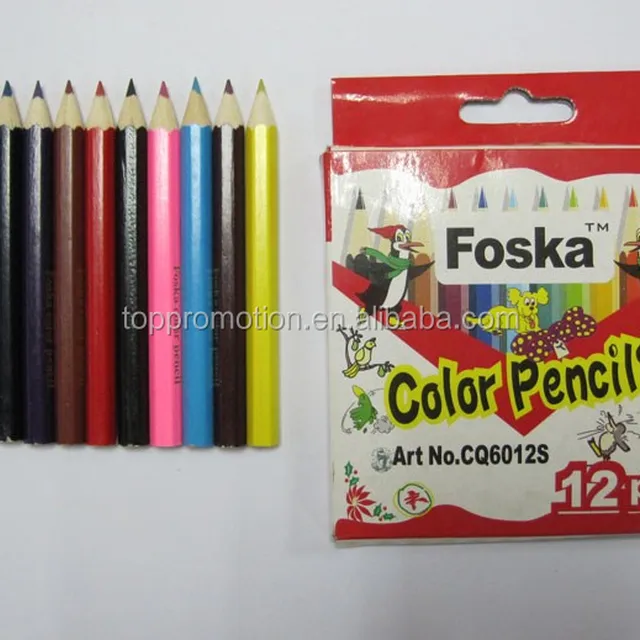 wood colour pencils