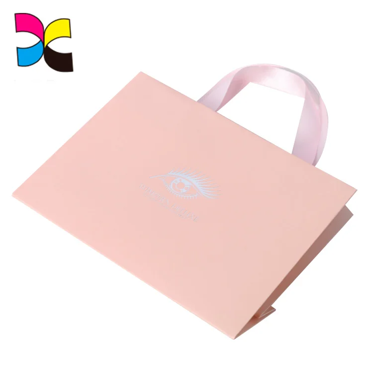 custom high quality logo christmas shopping printed paper bag