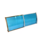 Tiansu PC awning outdoor polycarbonate window awing , outdoor Shades garage rain shelter