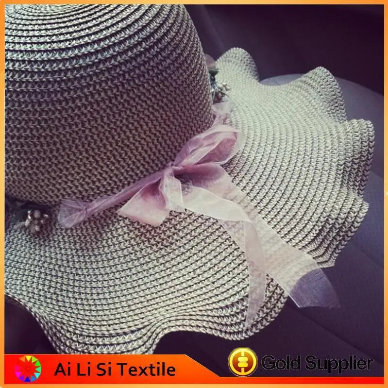 Sorted Color Women Straw Hat for sale