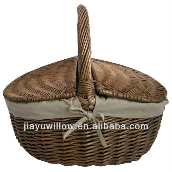 wholesale oval wicker picnic basket oval willow picnic hamper