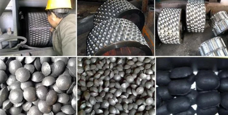 charcoal briquette machine ball press briquettes production line