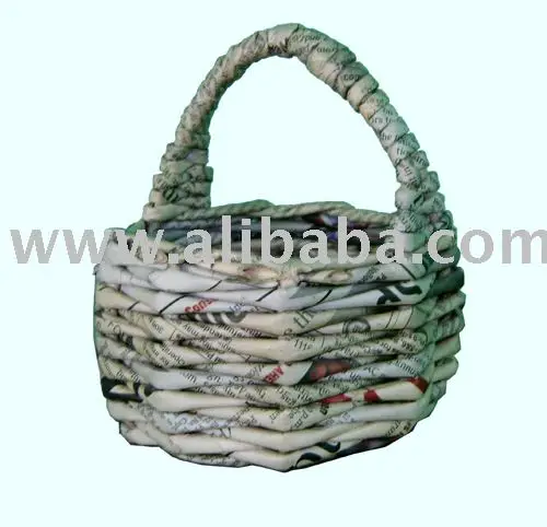 Recycled paper Basket