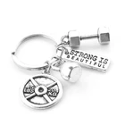 Hot Sale Bowling Ball Key Chain Metal Key Chain Ring Bowling Fitness Sports Equipment Promotion Keychain Ring Gift