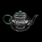 Eco-friendly Transparent Coffee Pot Heat Resistant Glass Teapot With Infuser