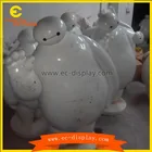 China supplier movies character statue big hero/baymax cartoon sculpture in fiberglass