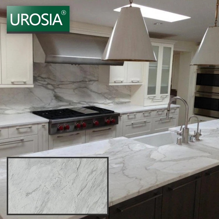 Kitchen Countertop Marble Benchtop Slab Table Top Italian White