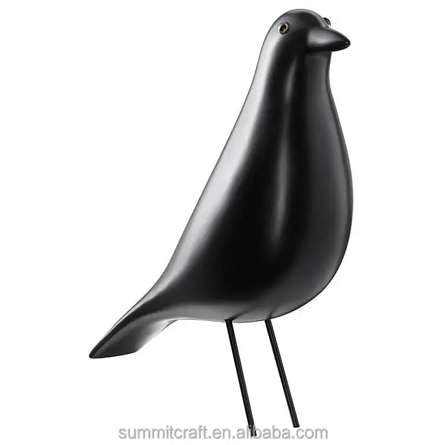 custom modern design bird figurine resin home decoration