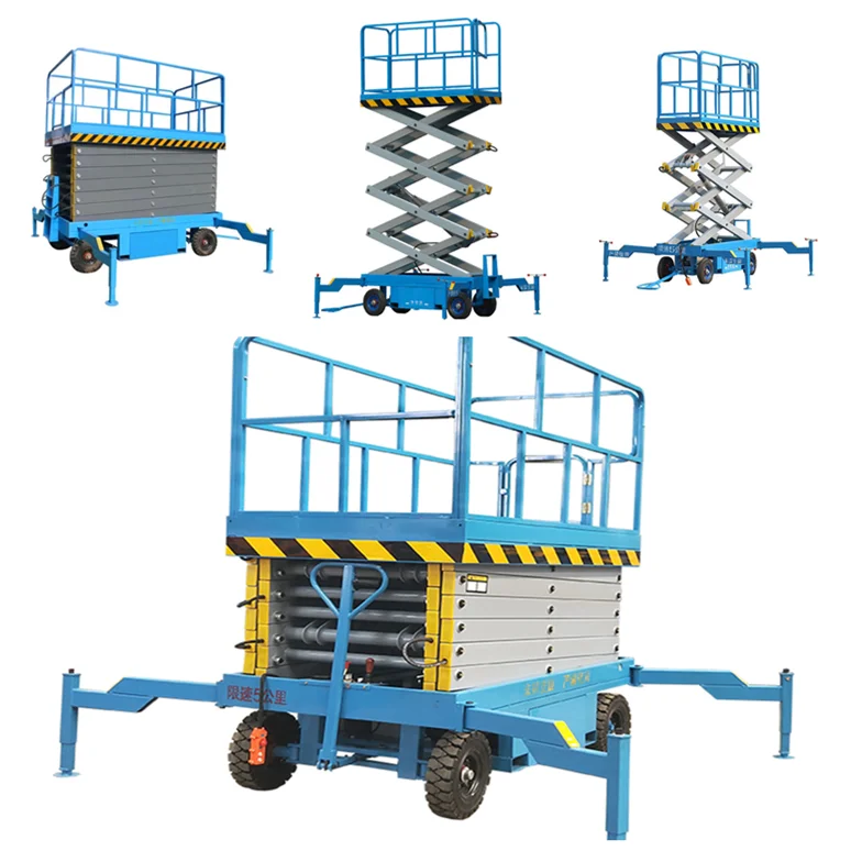 High strength manganese steel aerial work platform