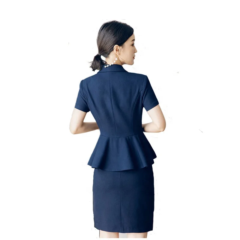 Yeni stil moda kadın mizaç takım elbise tulum resmi elbise ofis bayan günlük iş elbisesi iki parçalı takım elbise