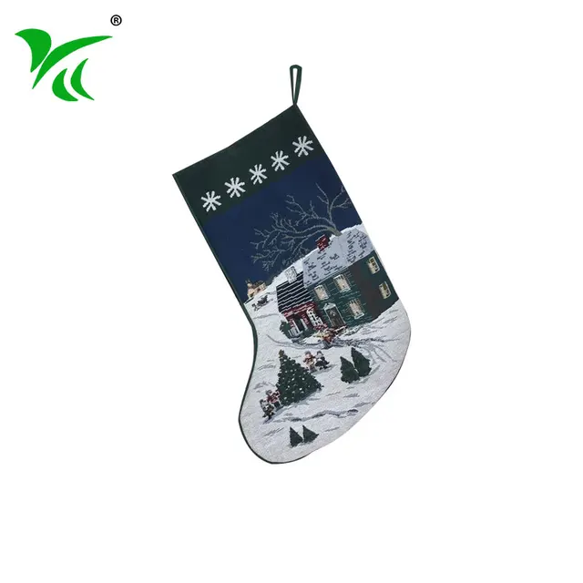 different color snowflake christmas decor gift funny stocking