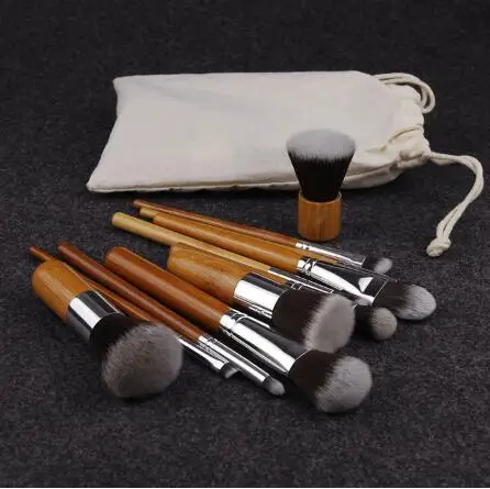 11Pcs Makeup Brush Set Powder Eye Cosmetic Kit Complete Rose Golden With Sack, Pictures
11Pcs Makeup Brush Set Powder Eye Cosmetic Kit Complete Rose Golden With Sack, Pictures