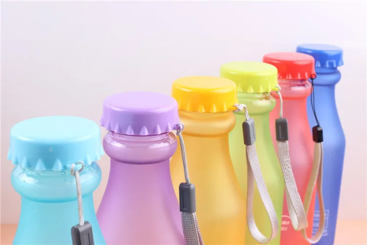 Clear/ Frosted Design BPA Free Water Bottle, Portable Water Bottle For Kids