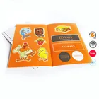 Eco friendly Educational english activity sticker books for children
