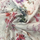 Low MOQ Digital Printing Fabric Duchess Chiffon Silk Fabric Satin