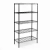 Black Steel Wire Shelving 5 Shelf Home Storage Organization Office Store Shelves Grocery Shelf Shelves metal