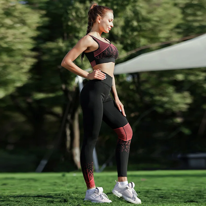 Female Sport Suit Women Fitness Clothing Sport Wear Yoga Set Gym Jogging Suits Sportswear Running Leggings Women Sets, Picture shown/customized upon request
Female Sport Suit Women Fitness Clothing Sport Wear Yoga Set Gym Jogging Suits Sportswear Running Leggings Women Sets, Picture shown/customized upon request