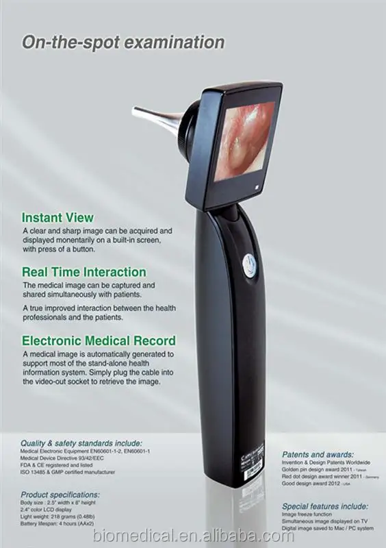 Plastic Flexible Video Otoscope Nasal Endoscope Manufacturers With Great Price Buy Flexible