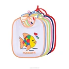 Waterproof Cotton Terry Bib Plain White Funny Adult Cartoon Baby Bib
