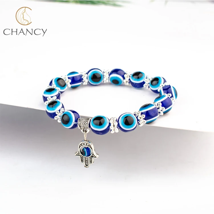 Wholesale cheap evil eyes beads charm bracelet gift for girls and women, Picture shows
Wholesale cheap evil eyes beads charm bracelet gift for girls and women, Picture shows
