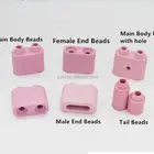 95% Alumina Pink Ceramic Heating Beads for Ceramic Heater Pads