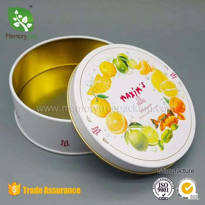 food grade empty candy tin cans gift storage boxes fda
