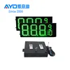 12inch Green Color Electronic LED Fuel Price Changer Sign Display For Gas Station