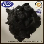 fiber fill color black recycled polyester staple fiber