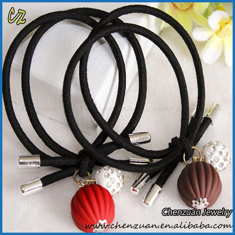 Cheap Fashion Rubber Bands Decorative Hair Ties Bands Elastic For