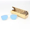New Model Fashionable Round Bamboo Wooden Custom Logo Glasses Gafas De Sol Sunglasses Case Packaging
