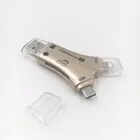 multi 4 in 1 type-c/micro usb/ micro card reader for i Phone XS