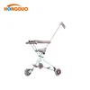 Children trolley Walking the sneak baby chair stroller with folding tricycle bike